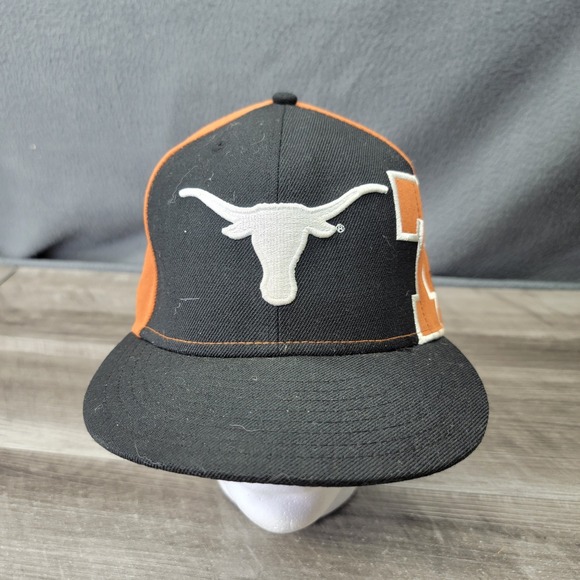 New Era Other - Texas Longhorns Hat Cap Fitted Mens 7 1/2 Black Orange NCAA Football New Era